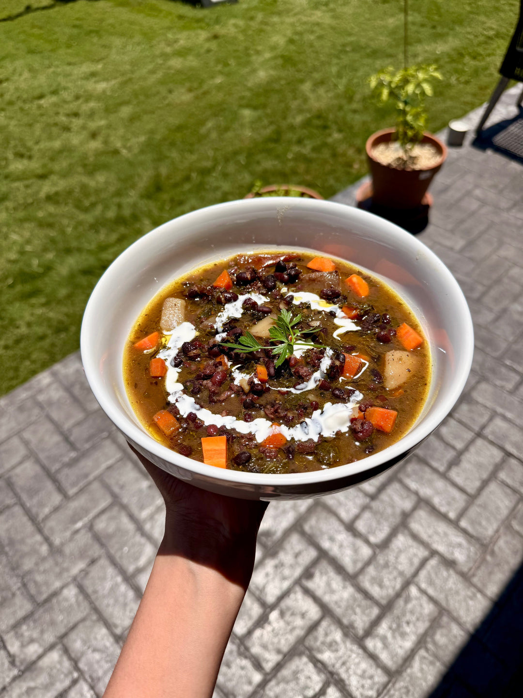 Anti-Inflammatory Black Bean and Bone Broth Soup Recipe